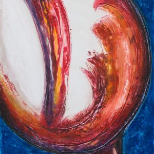 Wine Glass in Blue