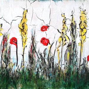 Grass and Poppies