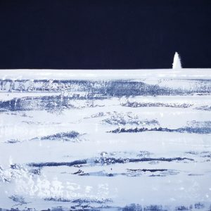 Seaside on canvas