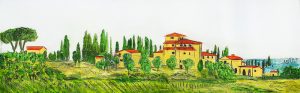 tuscany country town, iguarnieri art, contemporary art in florence