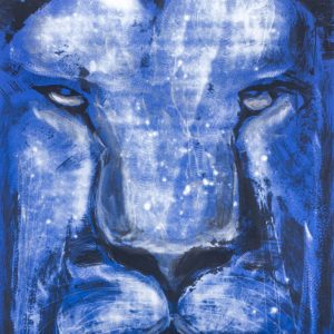 lion artwork graffito