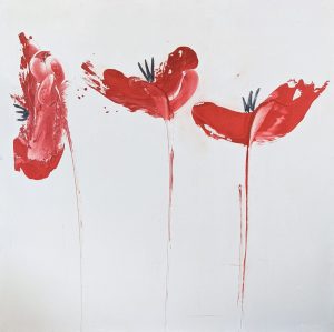 Red Poppies 48 x 48