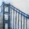 SF Bridge in Blue 48 x 48