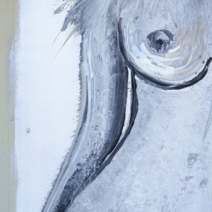 Nude on white