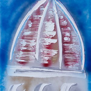 Abstract dome in Blue