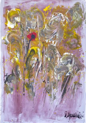 astratto e papavero iguarnieri