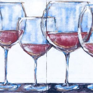 Seven Glasses graffito