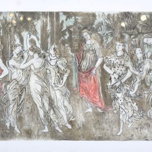 Primavera Botticelli Brown and gold