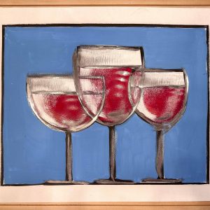 Set of three glasses