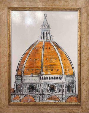 Florence Dome Orange small