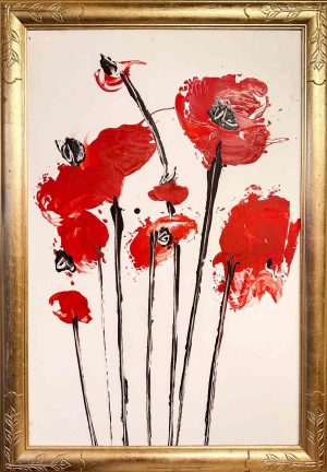 Red Poppies vertical 2025
