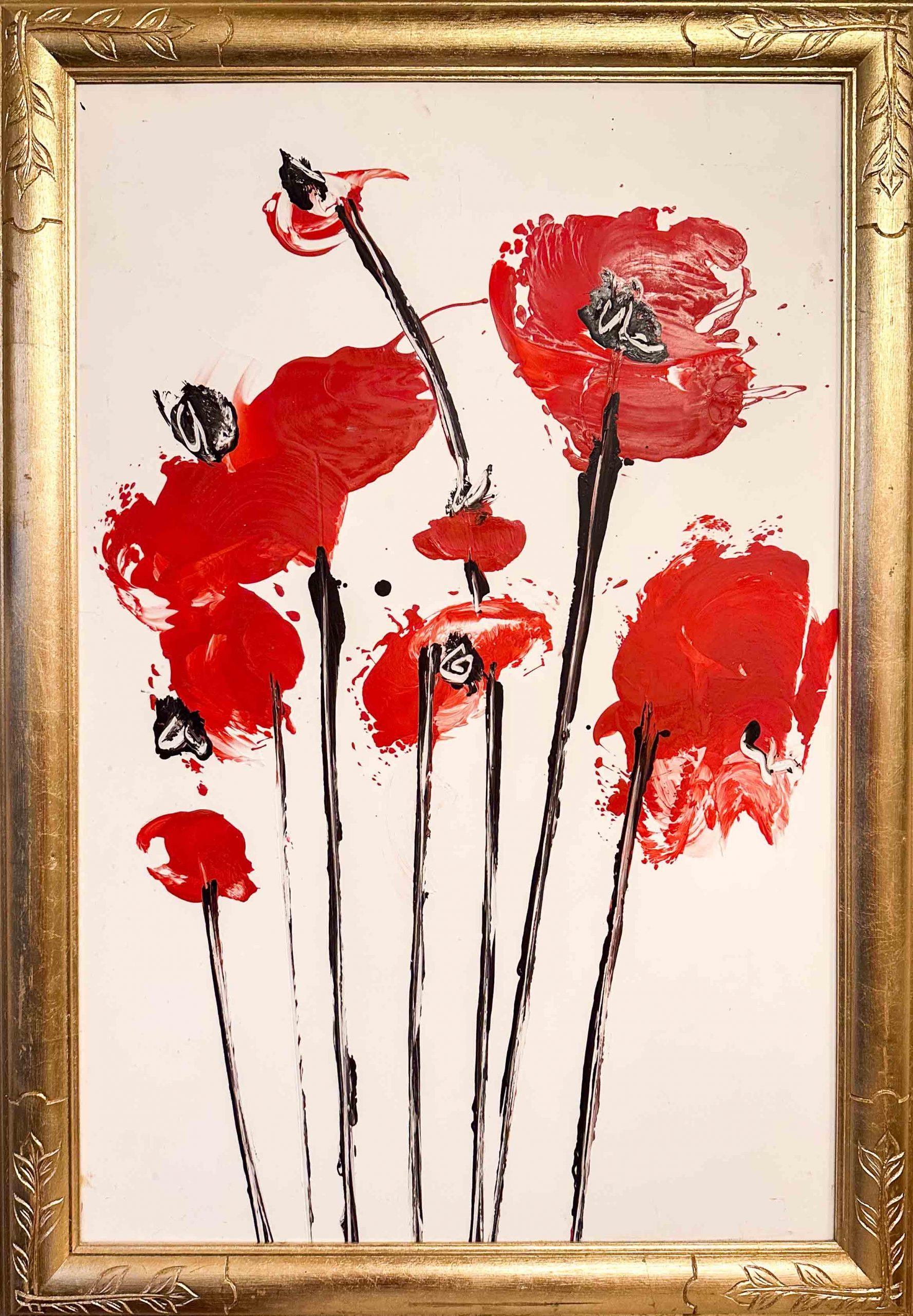 Red Poppies vertical 2025