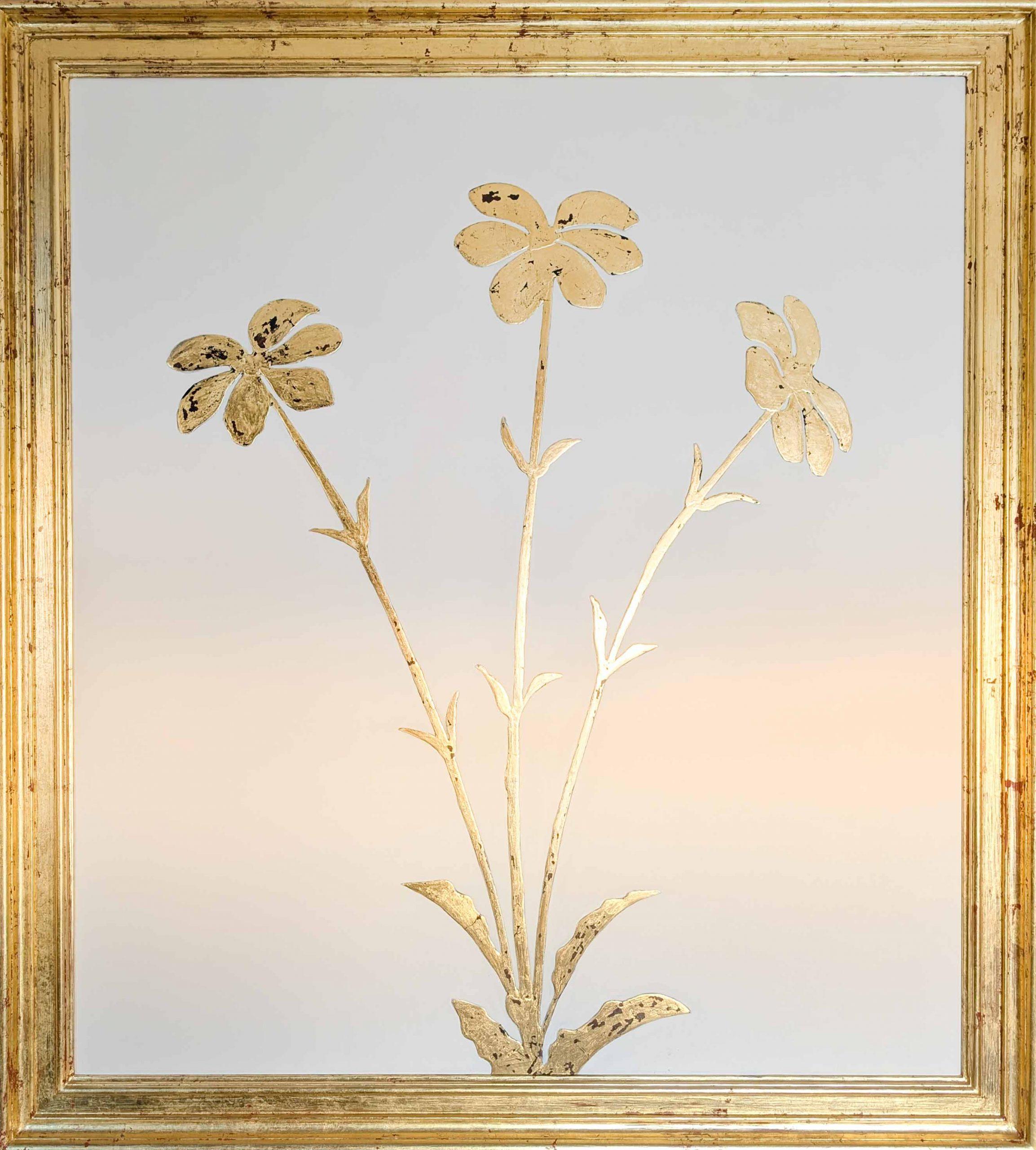 Botticelli's Flowers in Gold