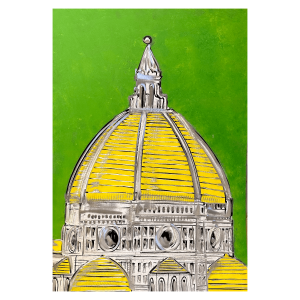 Yellow Dome in Green