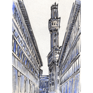 Florence Old Palace Tower