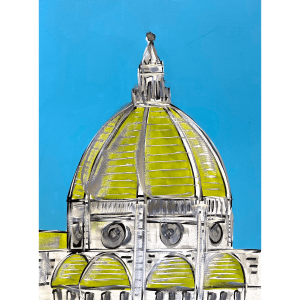 Green Dome in Light Blue