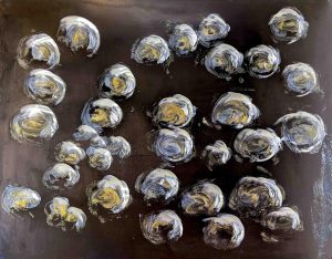 Night Roses in Black