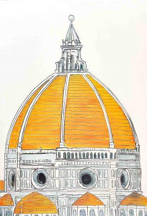 Florence Orange Dome