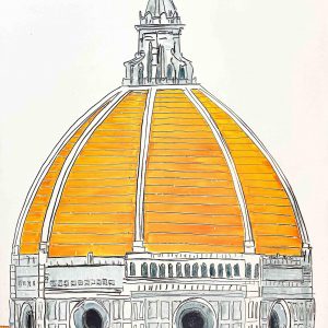 Florence Orange Dome