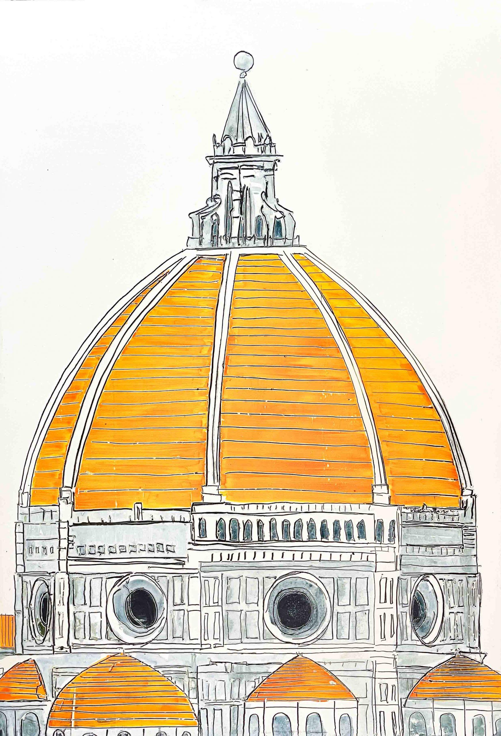 Florence Orange Dome